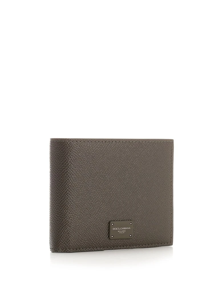 Dolce & Gabbana Logo Detailed Bifold Wallet - Green 3 Dolce & Gabbana Logo Detailed Bifold Wallet - Green - Image 3