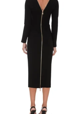 Dolce & Gabbana Zip-Up Midi Dress - Black 12 Dolce & Gabbana Zip-Up Midi Dress - Black -Cheap Vestureo Store 2d1482c68d239a1da47cfbaebc3375b3