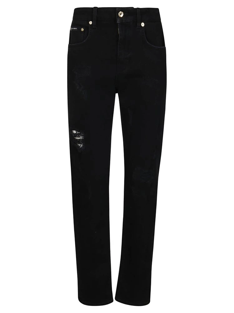 Dolce & Gabbana Straight Leg Jeans - Black 1 Dolce & Gabbana Straight Leg Jeans - Black
