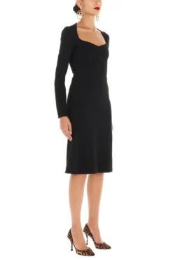 Dolce & Gabbana Sweetheart Midi Dress - Black -Cheap Vestureo Store 2e10fc3ed59b56f4314f69f06773b4ff