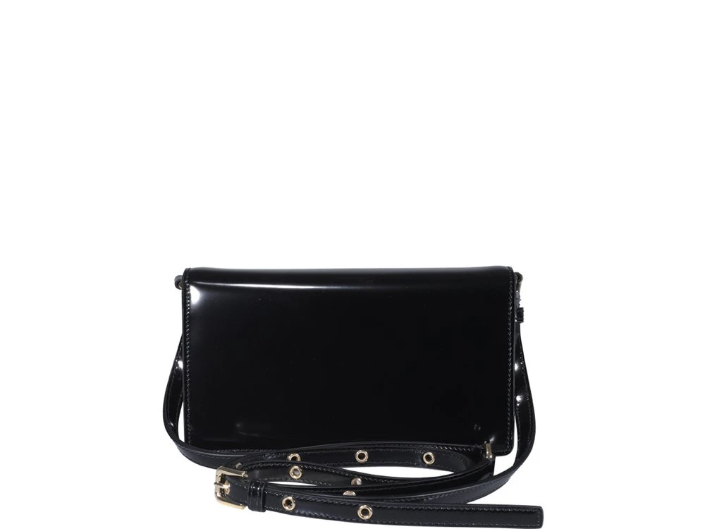 ( New Season ) Dolce & Gabbana Branded Plate Crossbody Bag - Black 2 ( New Season ) Dolce & Gabbana Branded Plate Crossbody Bag - Black - Image 2
