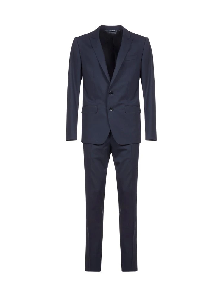 Dolce & Gabbana Tailored Two-Piece Suit - Navy 1 Dolce & Gabbana Tailored Two-Piece Suit - Navy