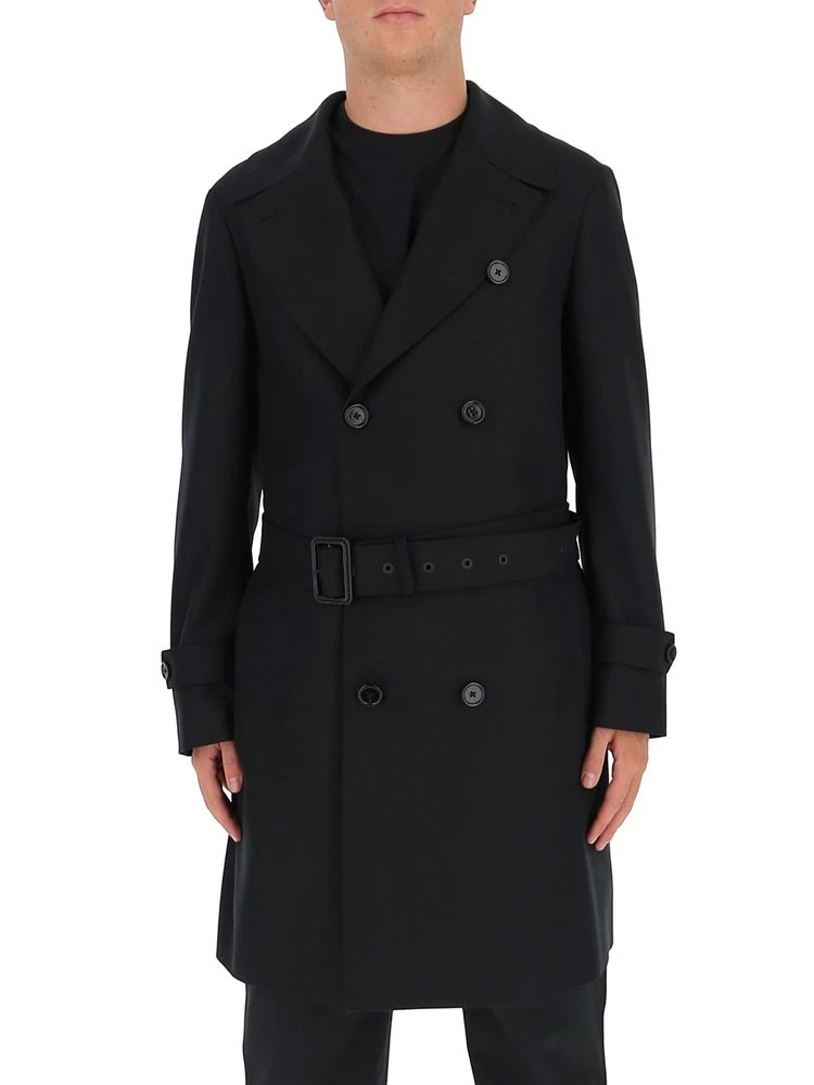Dolce & Gabbana Midi Trench Coat - Black 1 Dolce & Gabbana Midi Trench Coat - Black