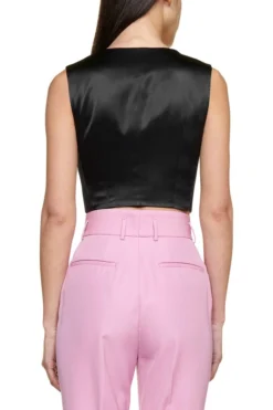 ( New Season ) Dolce & Gabbana Buttoned Crop Vest - Black -Cheap Vestureo Store 2ec2131ff3ea61d0a9a0e9b095e1e1c7