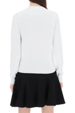 ( New Season ) Dolce & Gabbana Floral Embroidered Cardigan - White -Cheap Vestureo Store 2eebc10bc23077ebba828bba58e0c71b