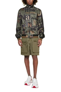 ( New Season ) Dolce & Gabbana Logo Printed Zipped Track Jacket - Green -Cheap Vestureo Store 2eeefe6ab4611a0b28d301bc3a8cdf74