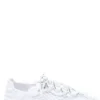 ( New Season ) Dolce & Gabbana Mesh Lace-Up Sneakers - White