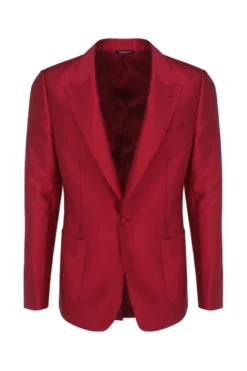 ( New Season ) Dolce & Gabbana Single-Breasted Blazer - Red