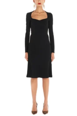 Dolce & Gabbana Sweetheart Midi Dress - Black -Cheap Vestureo Store 2f8b26b07d2095582f606c1879dece74