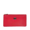 ( New Season ) Dolce & Gabbana Logo Plaque Large Cardholder - Red