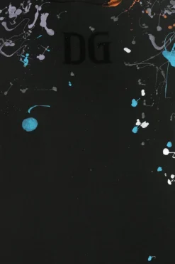 Dolce & Gabbana Paint Splatter Hoodie - Black -Cheap Vestureo Store 2fd3344402309c1f5160c98be8a01b89