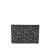 Dolce & Gabbana Logo Patch Animal Print Clutch Bag - Multi