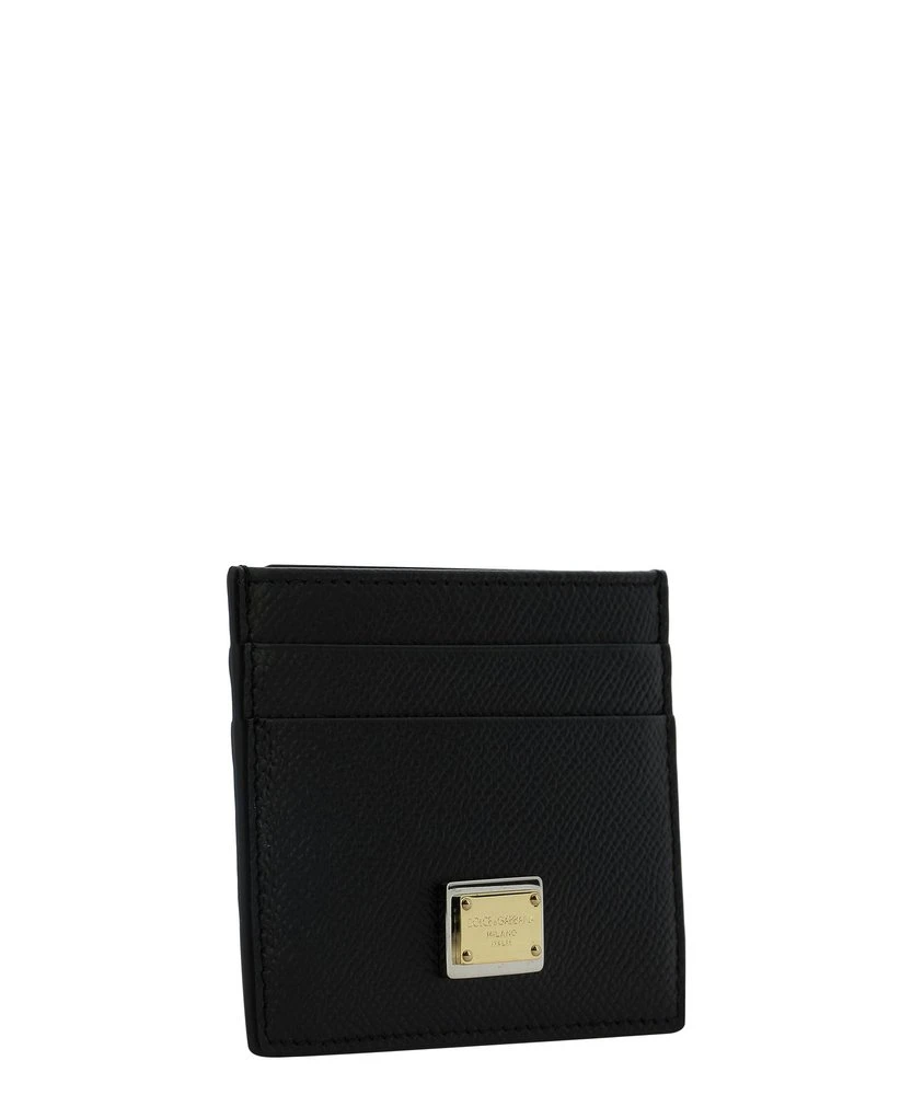 Dolce & Gabbana Logo Plaque Cardholder - Black 3 Dolce & Gabbana Logo Plaque Cardholder - Black - Image 3