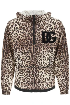 Dolce & Gabbana Animal Print Hooded Pullover - Multi