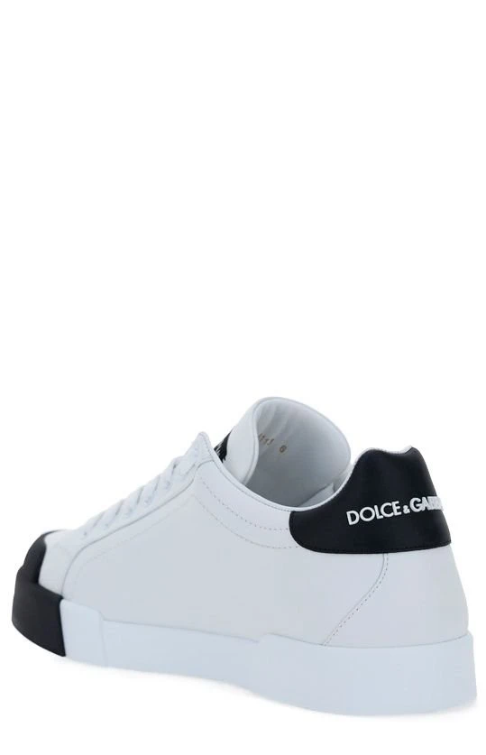 Dolce & Gabbana Portofino Lace-Up Sneakers - White 3 Dolce & Gabbana Portofino Lace-Up Sneakers - White - Image 3