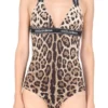 Dolce & Gabbana Logo Tape Swimsuit - Multi