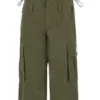 ( New Season ) Dolce & Gabbana Logo Patch Cargo Shorts - Green