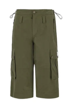 ( New Season ) Dolce & Gabbana Logo Patch Cargo Shorts - Green