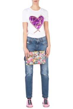 Dolce & Gabbana Embellished Distressed Jeans - Blue -Cheap Vestureo Store 32443dabce75cd03ed507a817af9cdee