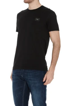 Dolce & Gabbana Logo Patch T-Shirt - Black -Cheap Vestureo Store 327e9e6a595c9ab91bc0a95125047568