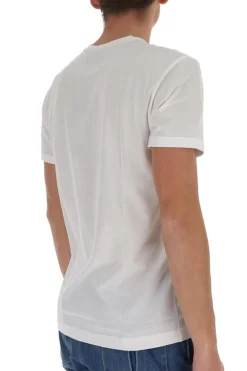 Dolce & Gabbana Logo Embroidered T-Shirt - White -Cheap Vestureo Store 32bcaae8f6b7b8207f90e34662a8fa43