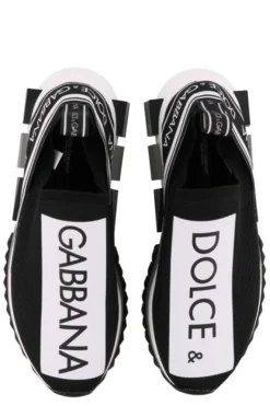 Dolce & Gabbana Sorrento Slip-On Sneakers - Black -Cheap Vestureo Store 3302cb42097889f65f20a6b011523620