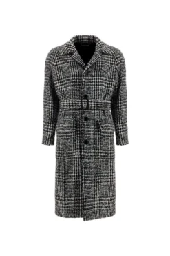 Dolce & Gabbana Checked Belted Coat - Multi