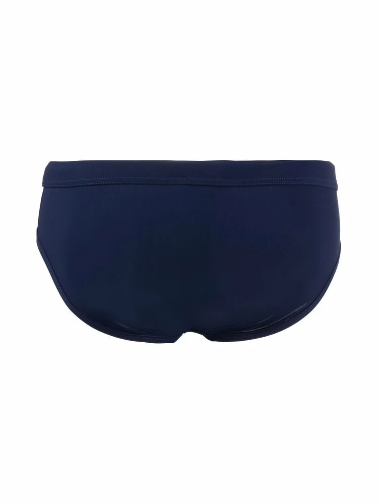 ( New Season ) Dolce & Gabbana Drawstring Swim Briefs - Blue 2 ( New Season ) Dolce & Gabbana Drawstring Swim Briefs - Blue - Image 2