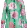 ( New Season ) Dolce & Gabbana Floral Print Long-Sleeved Shirt - Multi