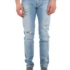 ( New Season ) Dolce & Gabbana Distressed Skinny Jeans - Blue