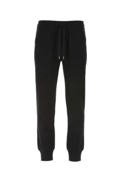 Dolce & Gabbana Logo Patch Drawstring Track Pants - Black