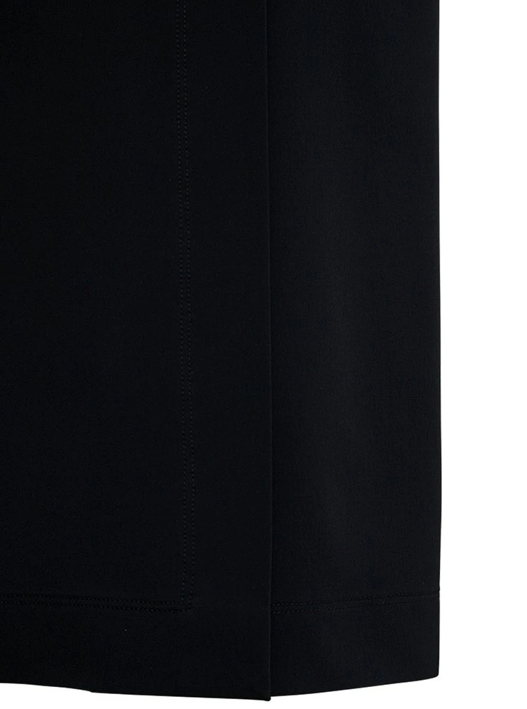 ( New Season ) Dolce & Gabbana Side Split Longuette Skirt - Black 3 ( New Season ) Dolce & Gabbana Side Split Longuette Skirt - Black - Image 3