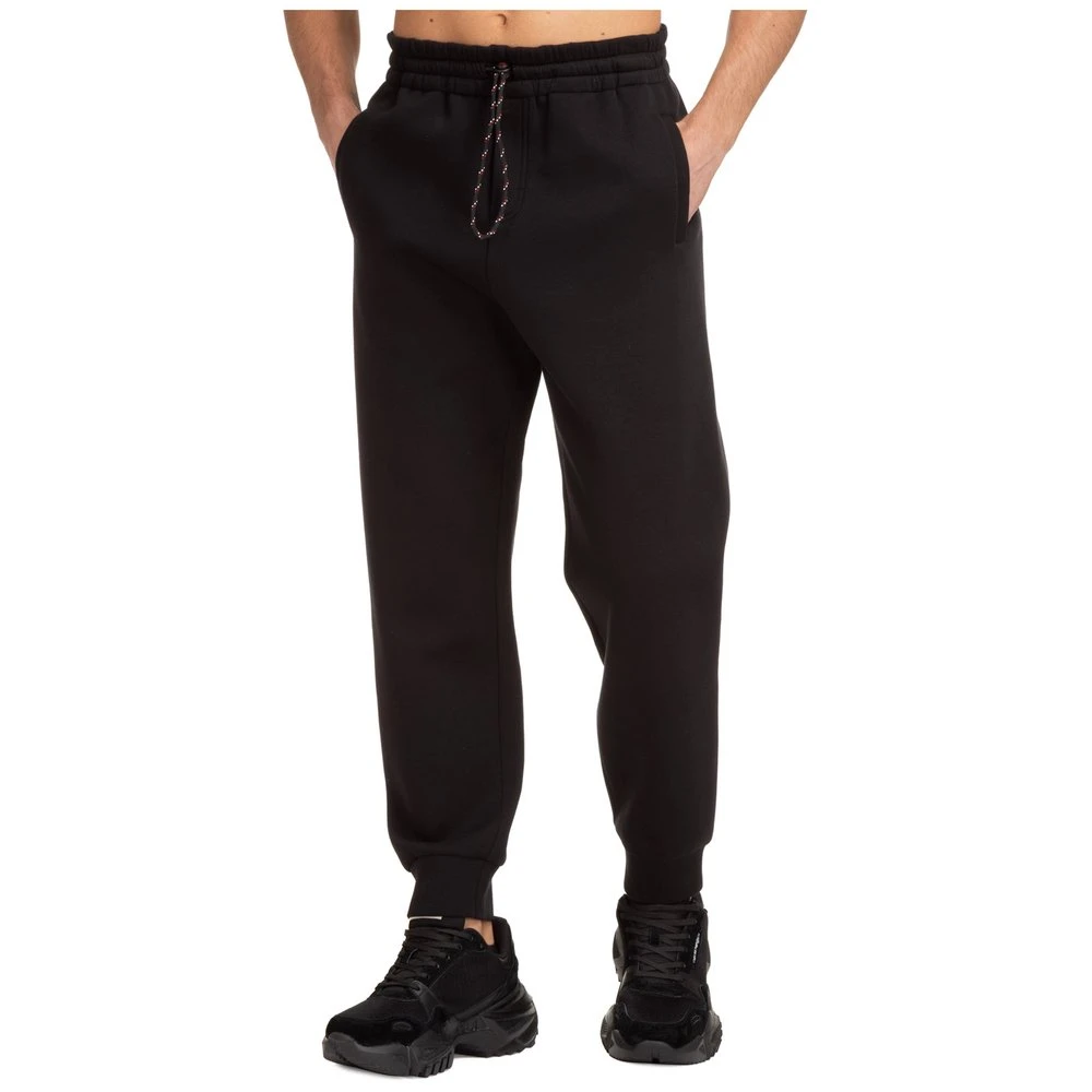 ( New Season ) Dolce & Gabbana Logo Patch Drawstring Sweatpants - Black 4 ( New Season ) Dolce & Gabbana Logo Patch Drawstring Sweatpants - Black - Image 4