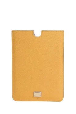 Dolce & Gabbana Logo Plaque IPad Case - Yellow