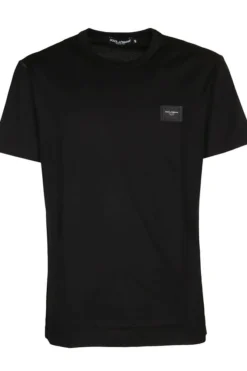 Dolce & Gabbana Logo Patch T-Shirt - Black