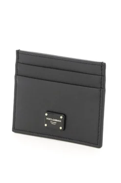 Dolce & Gabbana Logo Plaque Cardholder - Black -Cheap Vestureo Store 365025ced55f2d8c384e5808eec309f7