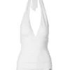 Dolce & Gabbana Halterneck Swimsuit - White
