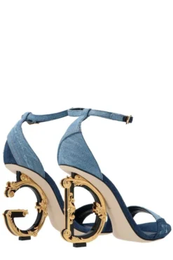 Dolce & Gabbana DG Heel Denim Sandals - Blue 7 Dolce & Gabbana DG Heel Denim Sandals - Blue -Cheap Vestureo Store 3667eeb732dae5e22a087302004a0fde
