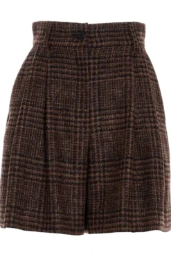 Dolce & Gabbana Tartan Tweed Shorts - Multi