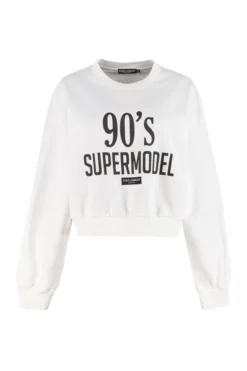 Dolce & Gabbana 90's Supermodel Print Sweatshirt - White