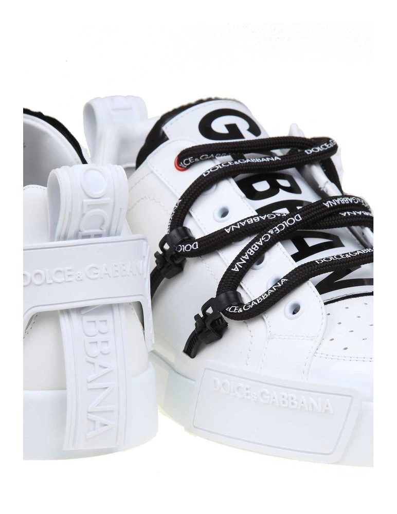 ( New Season ) Dolce & Gabbana Portofino Low-Top Sneakers - White 7 ( New Season ) Dolce & Gabbana Portofino Low-Top Sneakers - White - Image 7