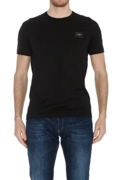 Dolce & Gabbana Logo Patch T-Shirt - Black -Cheap Vestureo Store 36e6c1f9b1b8fe7c3fc42c652d24f3d2