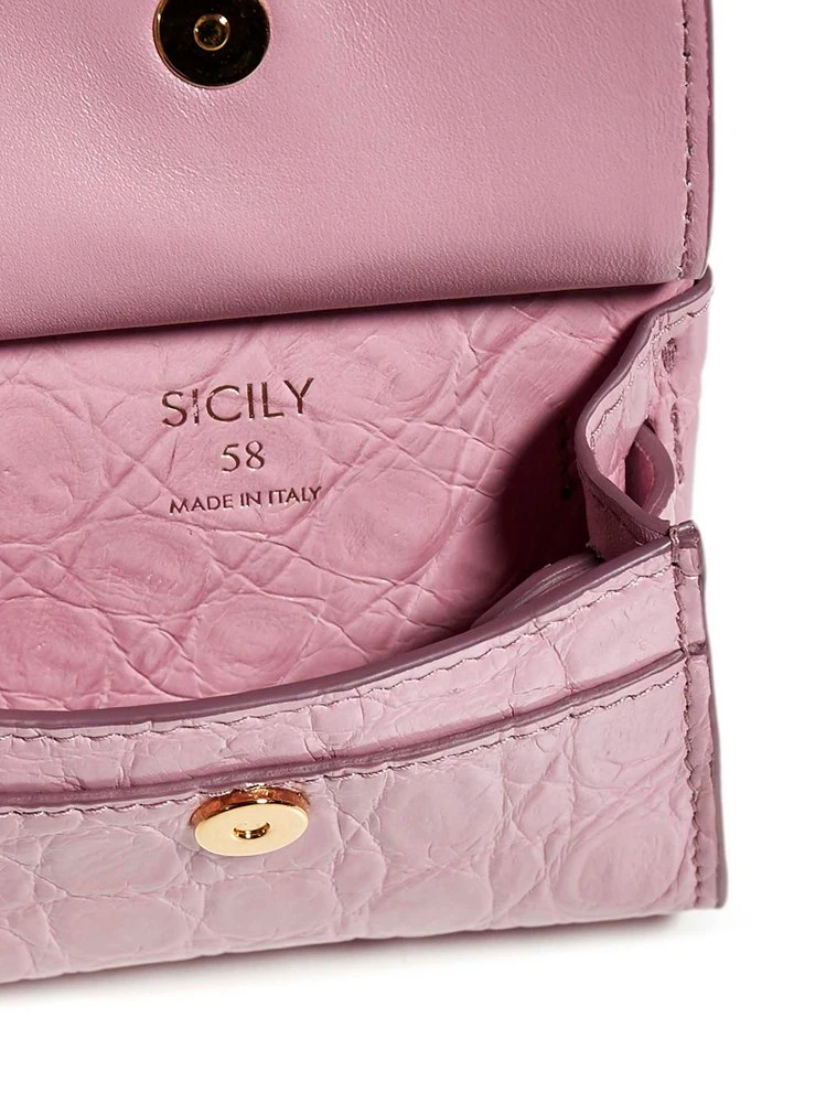 Dolce & Gabbana Sicily 58 Micro Shoulder Bag - Pink 5 Dolce & Gabbana Sicily 58 Micro Shoulder Bag - Pink - Image 5