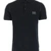 Dolce & Gabbana Classic Logo Plaque Polo Shirt - Navy