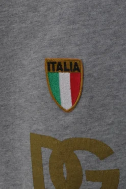 ( New Season ) Dolce & Gabbana Patch Embellished Jersey Shorts - Grey 5 ( New Season ) Dolce & Gabbana Patch Embellished Jersey Shorts - Grey -Cheap Vestureo Store 3775bceb39c2e903880d738a067124e2