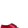 ( New Season ) Dolce & Gabbana Patent Lace-Up Derby Shoes - Red