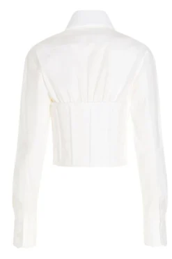 ( New Season ) Dolce & Gabbana Poplin Bustier Shirt - White 5 ( New Season ) Dolce & Gabbana Poplin Bustier Shirt - White -Cheap Vestureo Store 37cb6cdf94fbf744251824c735dea565