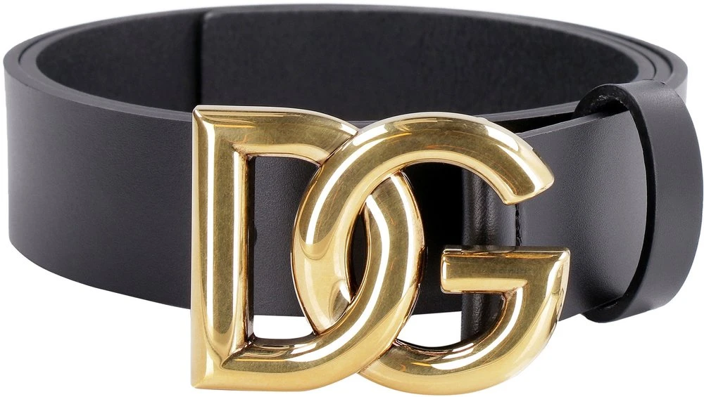 Dolce & Gabbana DG Logo Buckle Belt - Black 1 Dolce & Gabbana DG Logo Buckle Belt - Black