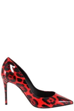 Dolce & Gabbana Leopard Printed Pumps - Red