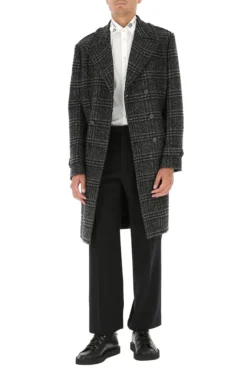 Dolce & Gabbana Double-Breasted Checked Coat - Grey 8 Dolce & Gabbana Double-Breasted Checked Coat - Grey -Cheap Vestureo Store 386eda75e89849eaac050d52328df7e8